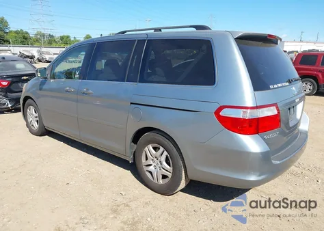 2007 Honda Odyssey Ex из США, поврежденный, VIN 5FNRL38407B112011